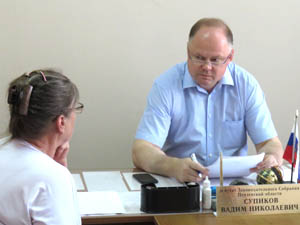 Вадим Супиков провел очередной прием граждан