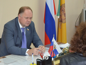 Вадим Супиков провел прием граждан