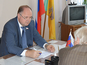 Вадим Супиков провел прием граждан