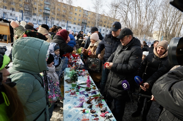 На территории школы № 47 Железнодорожного района города Пензы состоялся народный праздник «Широкая Масленица»