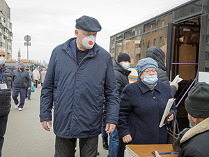 В выездных пунктах вакцинации от коронавируса привились более 3000 человек