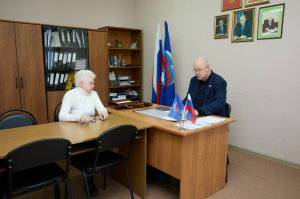 Прием граждан в общественной приемной администрации Железнодорожного района города Пензы