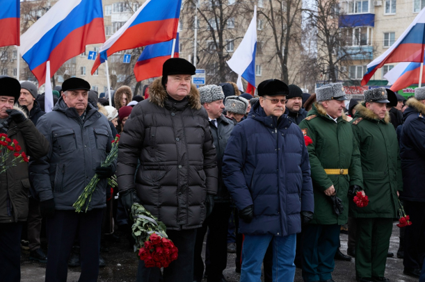 Принял участие в мероприятии, посвященном Дню защитника Отечества