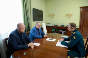 Совместно с Губернатором Пензенской области Олегом Владимировичем Мельниченко встретились с Даниилом Кошлаковым , участником регионального кадрового проекта «Герои Пензенского края»