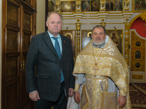 Вадим Супиков принял участие в торжественном богослужении в честь Рождества Христова