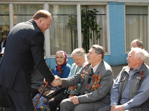 Встреча ветеранов в канун Дня Победы