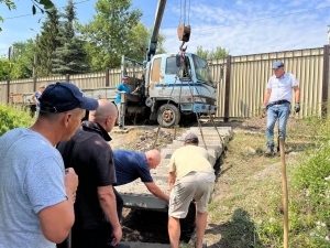 При содействии Вадима Супикова для жителей поселка Согласие установлен лестничный пешеходный переход