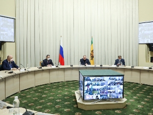 Заседание штаба помощи эвакуированным жителям из ДНР и ЛНР