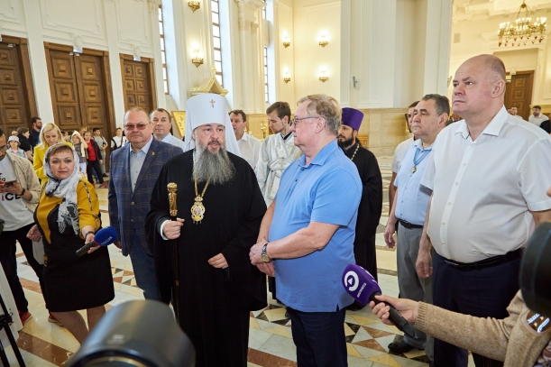 Открытие воссозданной Евлампиевской церкви-усыпальницы