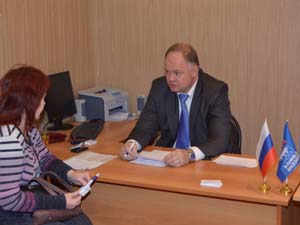 Вадим Супиков провел прием граждан 1 декабря