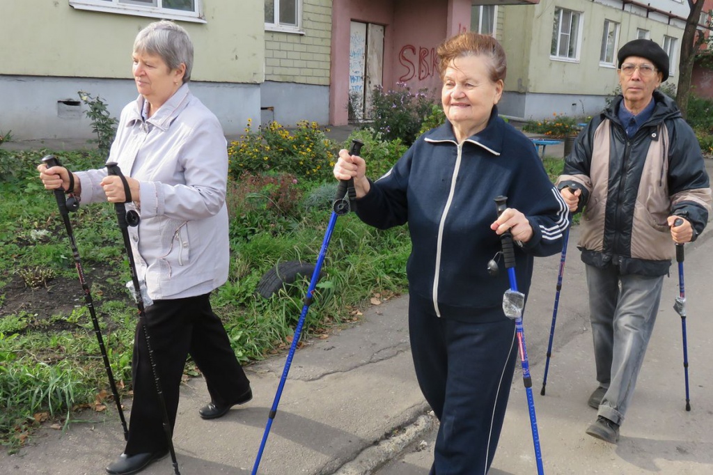 cкандинавская ходьба