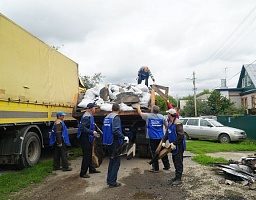 Оказана помощь погорельцам с улицы Черкасова