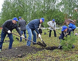 В Пензе на улице Стасова разбили сквер «Единство»