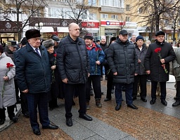 Открытие бюста советского государственного деятеля Федора Михайловича Куликова
