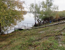 Благоустроено место проведения Крещения в Железнодорожном районе 