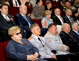 Торжественное мероприятие, посвящённое 77-ой годовщине Победы советского народа в Великой Отечественной войне.