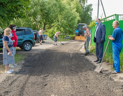 В Железнодорожном районе проведен ремонт дорожного покрытия на трех улицах частного сектора