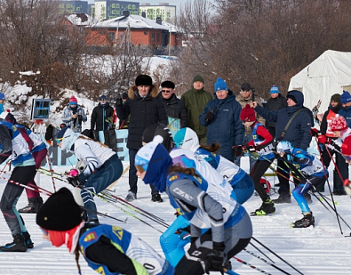 Церемония открытия и награждения XXII соревнований по лыжным гонкам памяти Дмитрия Шорникова