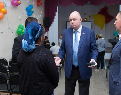 Встреча с жителями Железнодорожного района в школе №41 города Пензы.