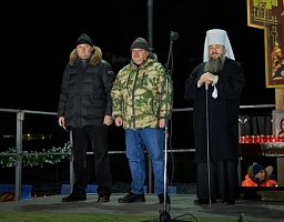 Празднование Великого православного праздника Крещения Господня в первом избирательном округе города Пензы