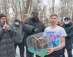 В Железнодорожном районе состоялся праздник «Широкая масленица»