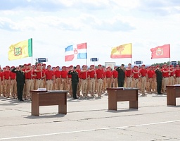 Торжественная церемония закрытия юнармейских военно-патриотических сборов ПФО «Гвардеец»