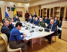 Заседание регионального Правительства, под председательством Губернатора Олега Владимировича Мельниченко