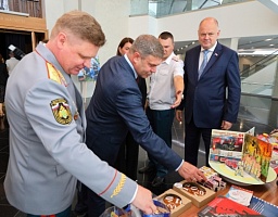 Вадим Супиков поздравил с сотрудников и ветеранов Государственного пожарного надзора с юбилеем образования службы