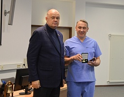 Принял участие в церемонии награждения сотрудников Федерального центра сердечно-сосудистой хирургии
