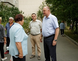 Вадим Супиков встретился с жителями микрорайона Шуист