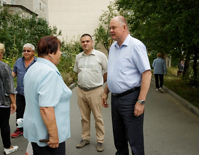 Вадим Супиков встретился с жителями микрорайона Шуист