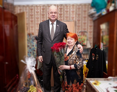 В день полного снятия блокады Ленинграда навестил жителей Железнодорожного района города Пензы