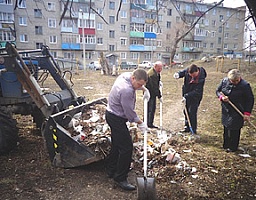 В Железнодорожном районе прошла санитарная пятница