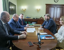 Рабочая встреча Губернатора Олега Владимировича Мельниченко с Уполномоченным по правам ребенка в России Марией Алексеевной Львовой-Беловой