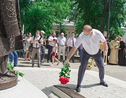 Торжественная церемония открытия памятника святым благоверным Петру и Февронии Муромским