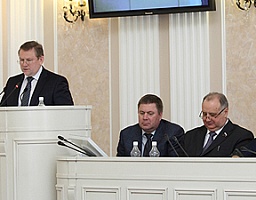 Председатель областной Счетной палаты выступил с ежегодным отчетом