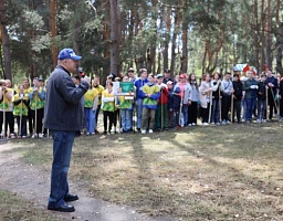 Акция по благоустройству территории в сквере «Семейный» в микрорайоне ГПЗ-24