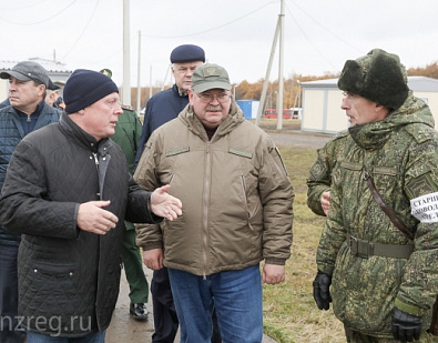 Принял участие в составе рабочей группы в поездке Губернатора на полигон, где мобилизованные пензенцы проходят боевое слаживание