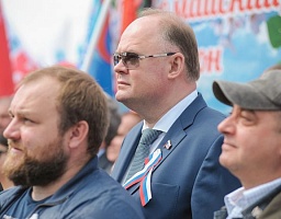 Вадим Супиков принял участие в первомайском митинге  