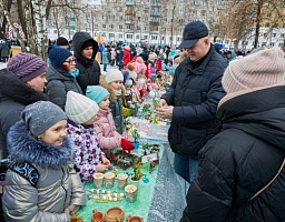 Празднование Широкой Масленицы в первом избирательном округе города Пензы