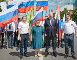 Принял участие в праздновании Дня России и Дня города Пензы